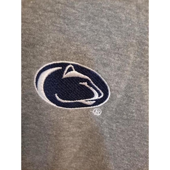 Pro Edge Penn State 1/4 Gray and Blue Pullover Size Large - Picture 2 of 4